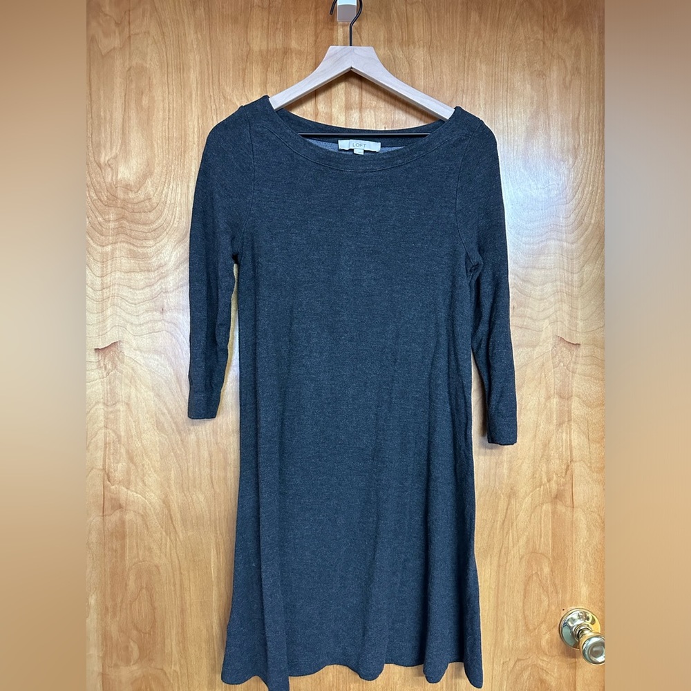 Grey dress from The Loft, size small